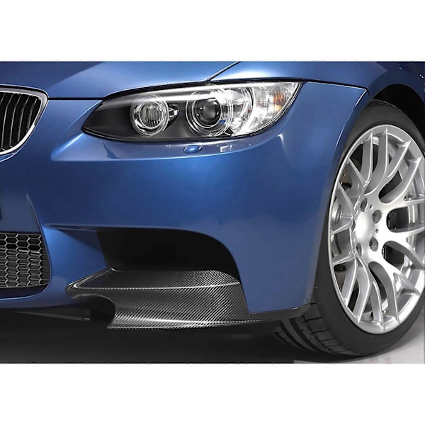 Par Forreste Kofanger Spoiler Læbe Deflektor Splitter Passer til E90 E92 E93 M3 2007?2012 Kulfiber Stil