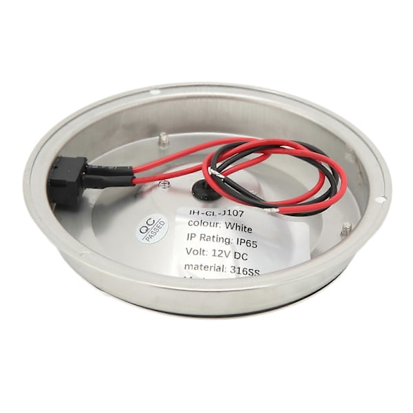 RV Taklampe IP65 Vanntett 316 Rustfritt Stål Hus DC12?24V Marine Høflighetslampe