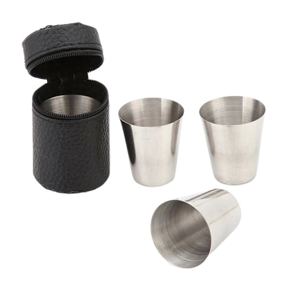 4 st/set Vinmugg Glas Elegant Portabel Hållbar Vinkopp för Bar