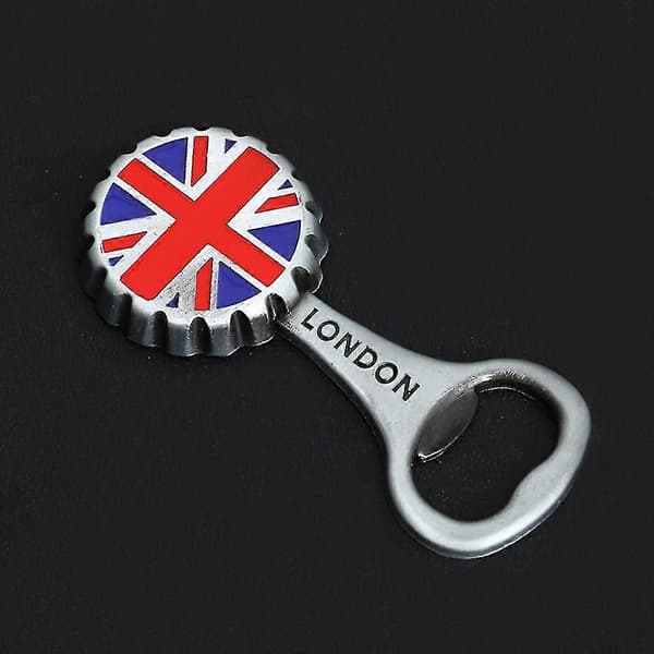 London Kylskåpsmagnet Rund Magnetisk Flasköppnare