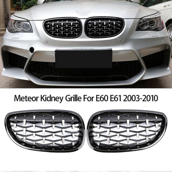 Frontfanger Nyre Grill Diamant Grill For E60 E61 5-serie 550i 535i M5 2003-2010 Meteor