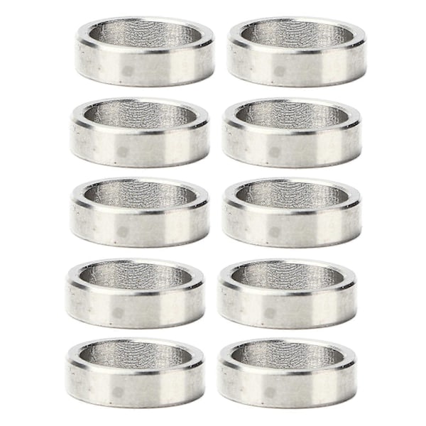 10 stk. skiveavstandsstykke 15 mm OD 12 mm ID rustfritt stål maskinvare tilbehørsdelsett Kit3515-0015-0040