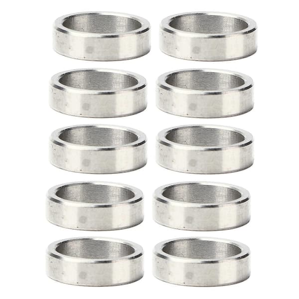 10 stk. Spændeskive 15 mm OD 12 mm ID Rustfrit stål Hardware Tilbehørssæt Kit3515-0015-0040
