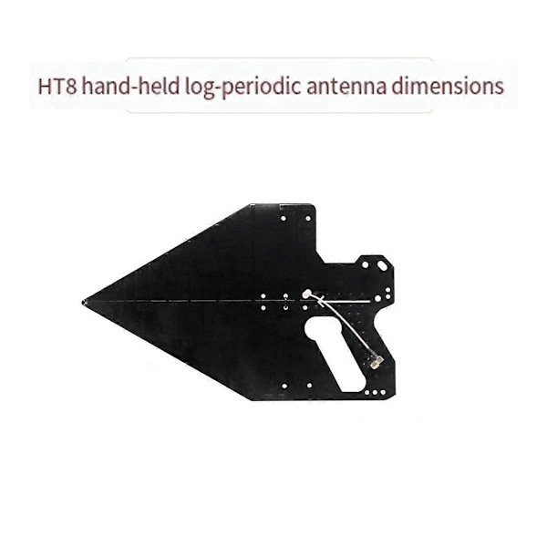 HT8 Handhållen Logperiodisk Antenn 0.1-12GHz, Riktfinnande Antenn för SA6 Spektrumanalysator, Mycket Noggrann