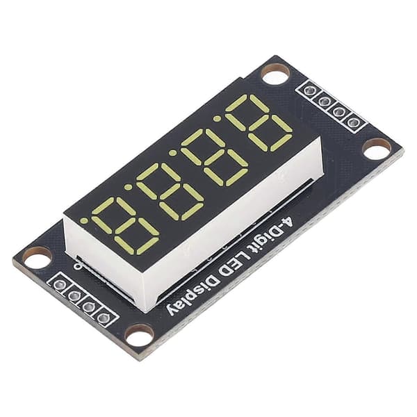 4 Set Digital Tube Display Module LED 4 Siffror 7 Segment 0.36in TM1637 Drivkrets Vit MRA110A