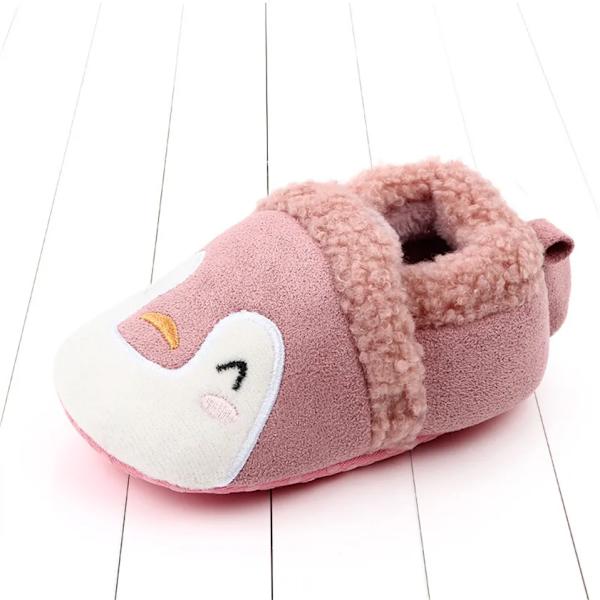 Babyskor Bedårande Bebistofflor Småbarn Baby Pojke Flicka Stickade Spjälsängsskor Söta Tecknade Halkfria Första Steg Babystofflor Style 7 7-12 Months