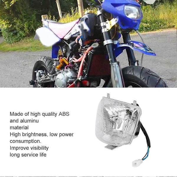 12V Etu- taka- ja takavalo Lamppu Dinosaurustyyli Sopii 50cc 70cc 110cc Mönkijä Dirt Bike ATV