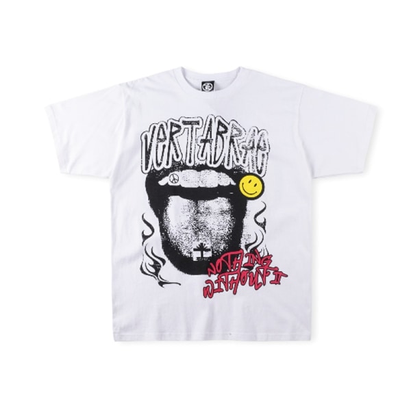 T-shirts Herr Dam Street Hög Kvalitet 100% Casual Gotisk Kortärmad T-shirts 7 L