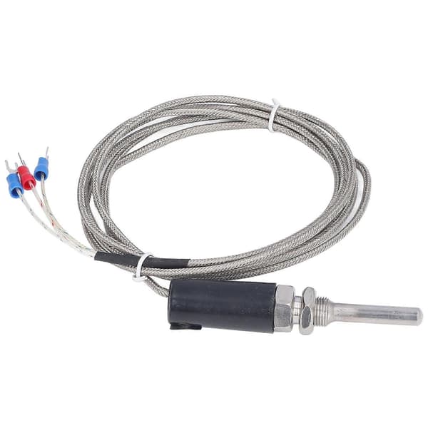 Temperatursensor Vanntett Pt100 Termistor Temperaturprobe med Skjermet Ledning WZPT?10