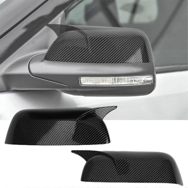 Sidespeildeksel Bakspeilhette Trimtilbehør for Explorer 2011-2019 Karbonfiber