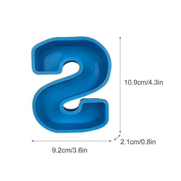 Alphabet Kagebageform Engelsk Bogstav Silikoneform 3d Alfabet Bogstav S