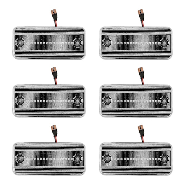 6x Klare LED Sidemarkeringslys for Ducato III Daily IV LF XF 5010306792