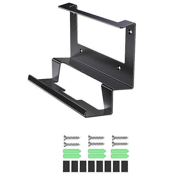 Til Gen 3 Router Mount, Mesh Router Gen3 & Strømforsyning 2-i-1 Metal Vægbeslagssæt, til Monteringssæt