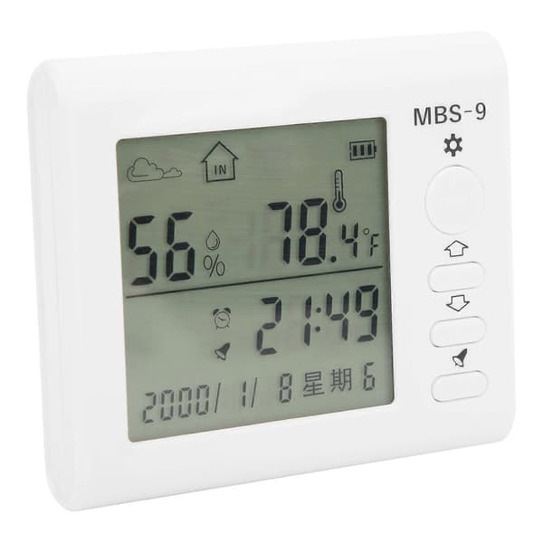 Termometer Hygrometer Dubbelanvändning Hög Noggrannhet Digital Temperatur Luftfuktighetsmätare Testare