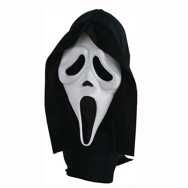 Ghost Face Scream Film Skräck Mask Halloween Killer Cosplay Vuxen Kostym Tillbehör Rekvisita 2