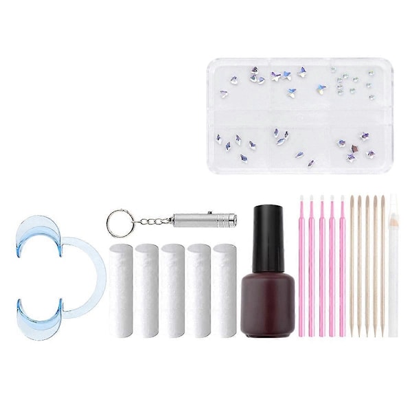 Tandborr Tanddekoration Set DIY Verktygstillbehör Tandborr Specialborr Tandborr Lila