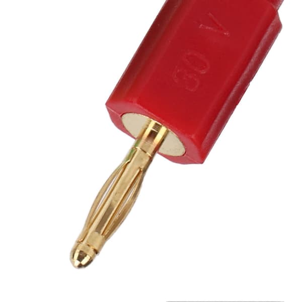 5 stk. han til hun bananstik 2 mm til 4 mm PA messing bananstik adapter til biler