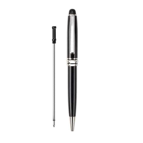 0,5 mm Metall Kulspetspenna Skrivmaterial för Professionellt Kontor Silver Gao Shi refill