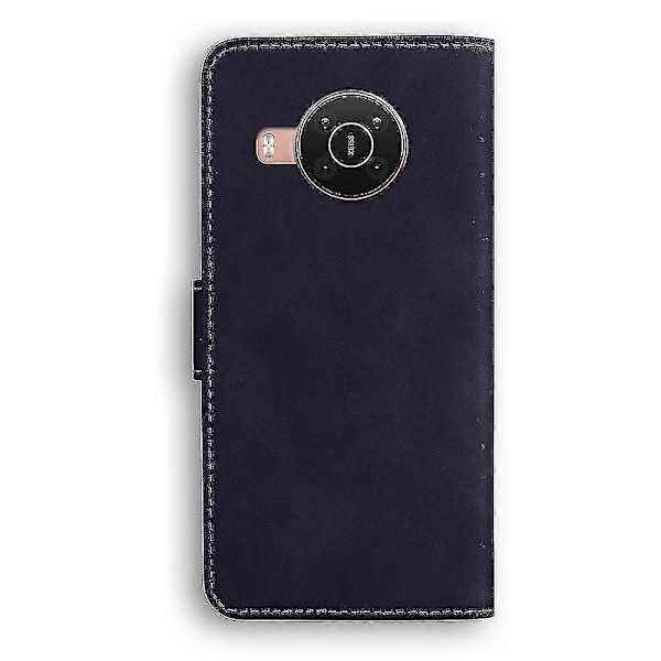 Fodral för Nokia X10/ X20 Fjäril Skydd Premium Läder Magnetisk - Rosa Black