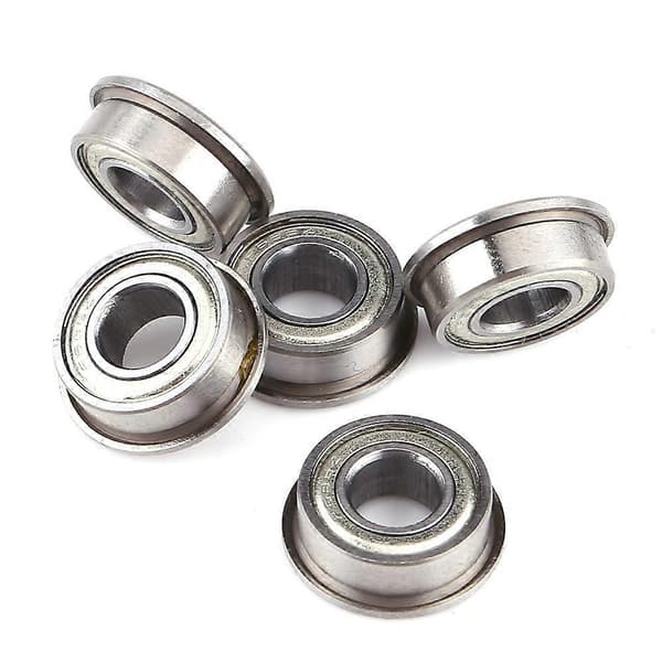 10 stk. F686ZZ Mini Metal Stål Dobbeltskærmede Flangede Kuglelejer 6*13*5mm