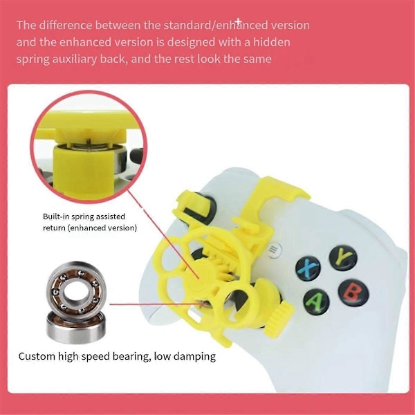 Racing Spil Mini Rat 3D Print Hjul Ekstra Controller Spil Joystick Simulator Gamepad til One/X/S,A