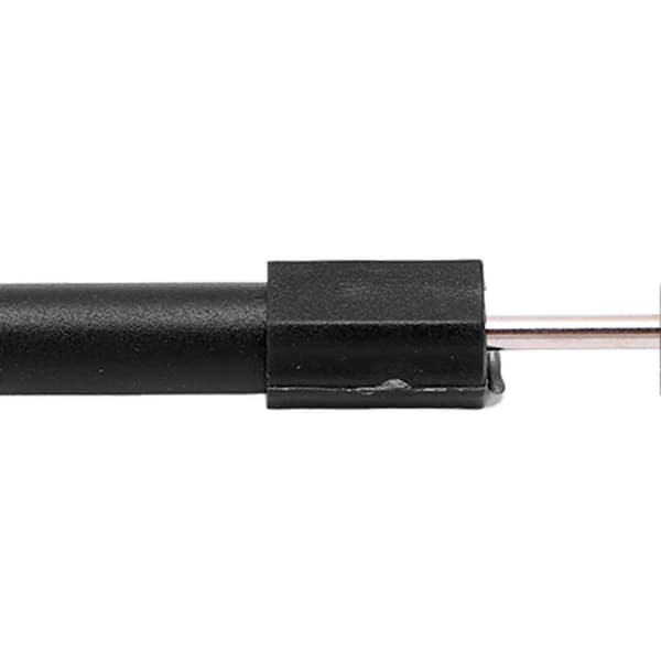 5 stk./sett Isolasjons Back Probe Pin Wire Piercer Diagnostisk Test Nål 4 mm Banan Socket for Multimeter Svart