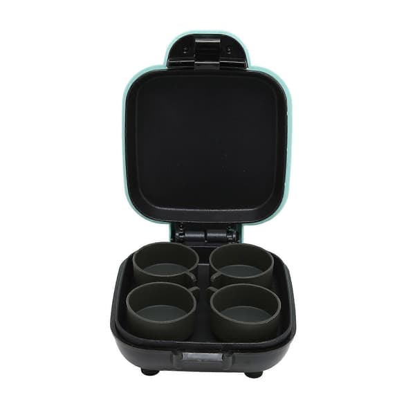 420W Egg Bite Maker med 5 Utskiftbare Bakebrett Oppreist Profesjonell Touch Lås Håndtak Elektrisk Egg Bite Maker for Tart EU Plugg 220-240V