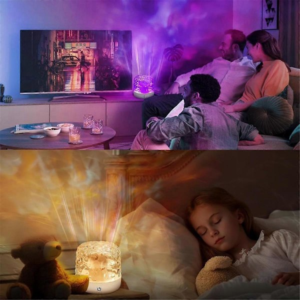Nordlys Projektor, Projektorlampe med Fjernbetjening, Projektorlys, til Dekoration/Hjem/Gave