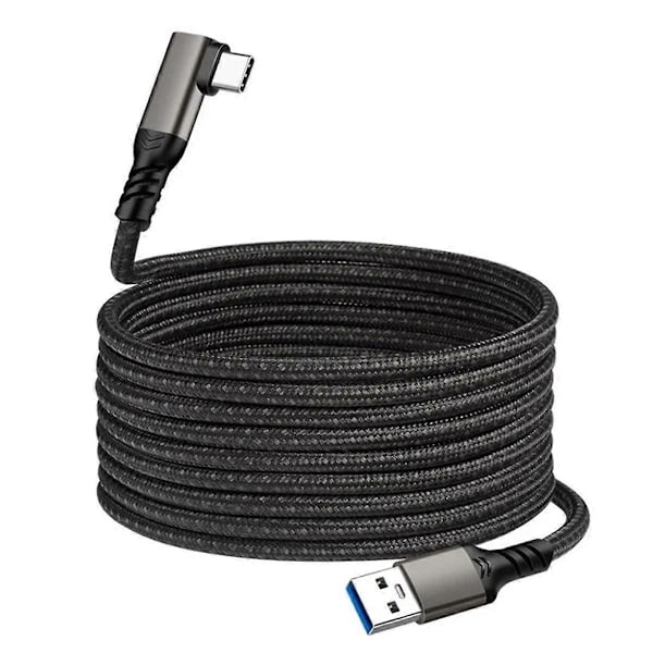 Link-kabel for Quest 2 VR USB 3.2 Hurtigladekabel Dataoverføring Raske Ladinger VR Headset Tilbehør, 1 Meter