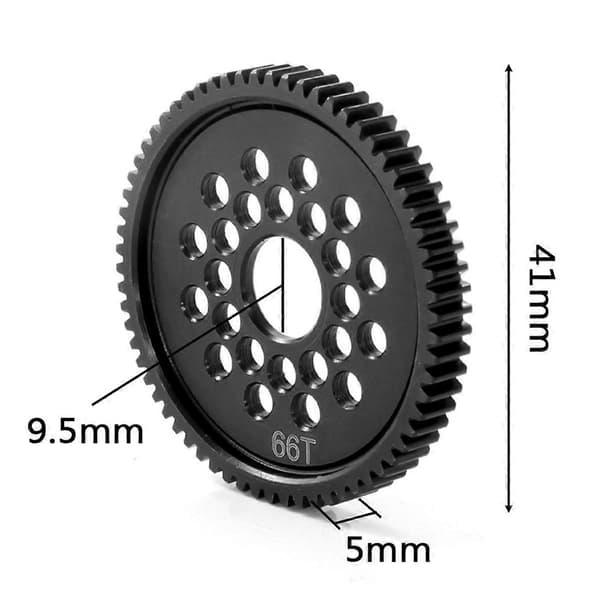 Stål (66T)51548 Modul Spur Gear til TA/TB/ 06M RC Bil Opgraderingsdele Tilbehør