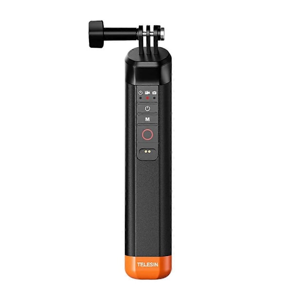 Selfie Stick Flytbarhet Selfie Stick med Handrem Trådlös Fjärrkontroll för Hero 8 9 10 11 12 13