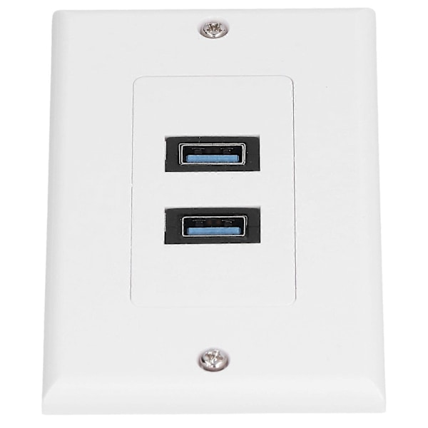 USB 3.0 Veggplate Dataoverføring 2 Port USB 3.0 Komponent Kompositt Veggpanel for Lading