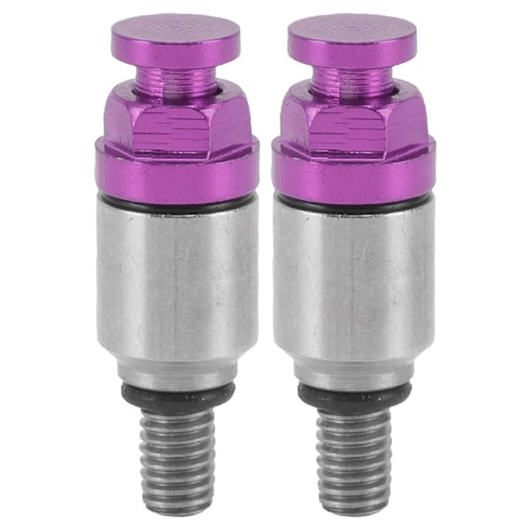 2st M5x0.8 Luftningsventil för gaffel i aluminiumlegering, tryckavlastningsventil, ersättning för CRF150R CR125R CR250R CRF250R Lila