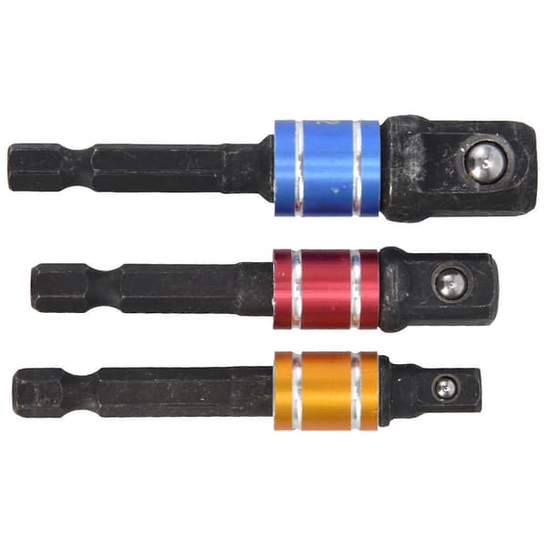 Socket Adapter 1/4in Hex Skaft Firkant Hode Forlengelsesbit Verktøysett Kit for Skrutrekker