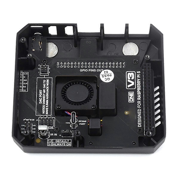 PI5-CASE--ONE Kabinet med Indbygget Aktiv Køler til Raspberry Pi5