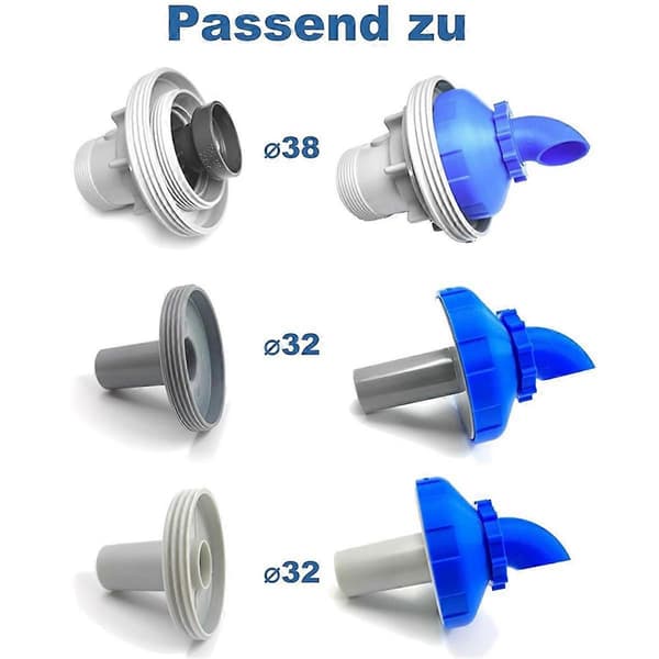 Bassenginnløpsdyse Passer Bassengdyse Utløpsventilasjonstilbehør
