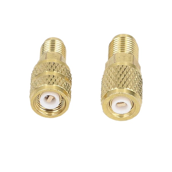 Kølemiddeladapter R22 M1/4SAE X F5/16SAE R410 M5/16SAE X F1/4SAE Kobber Drejeadapter