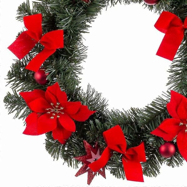 Adventtiseppele Punainen Vihreä Muovi 40 cm