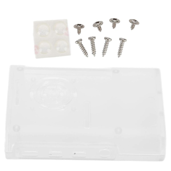 Kabinet ABS Varmeafledning Beskyttende Skal Køledele til Raspberry Pi 4 Model B Transparent