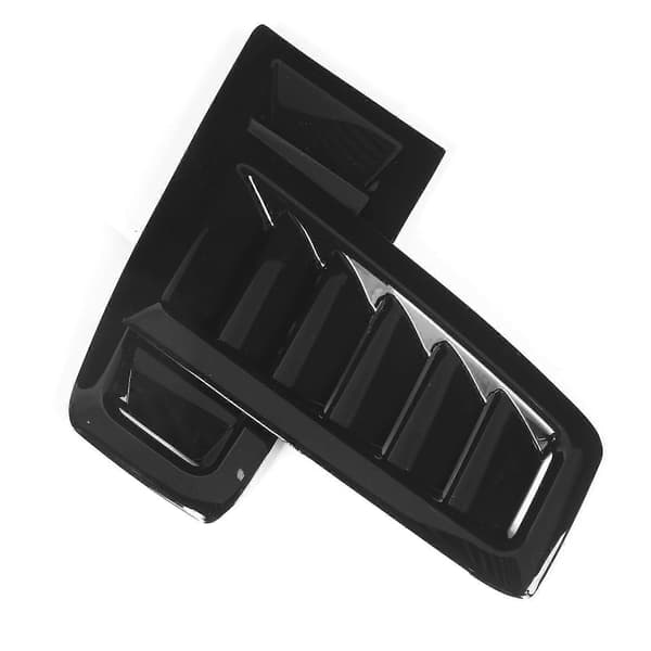 Par Frontpanser Ventiler Luftuttak Erstatning for Focus RS MK2 Stil Universal Blank Svart