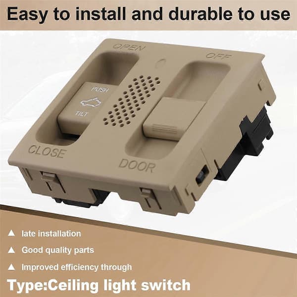 Beige soltakbryter leselysbryter taklysbryter for Spirior 8TH Accord