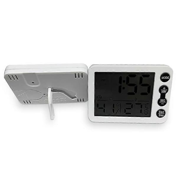 Kalender Väckarklocka Digital Klocka Med Datum Dag Och Tid