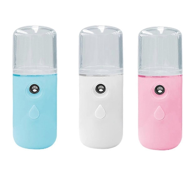 USB-laddning Nano Sprayer Vattendroppe Mini Bärbar Handhållen Återfuktande Instrument Befuktande Ånga