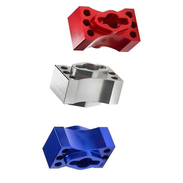 Metalldifferensialsperre Differensialsperre Spole for 1/8 RC Drag Car Oppgraderingsdeler Sølv
