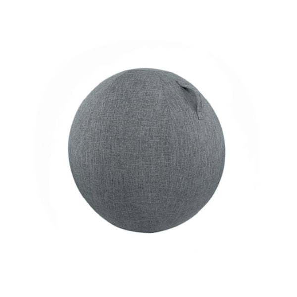 Dammtätt Anti-halk Träningsbollskydd Bomull Lin Praktiskt Finstickat Yogabollskydd För Hemmet Dark Blue