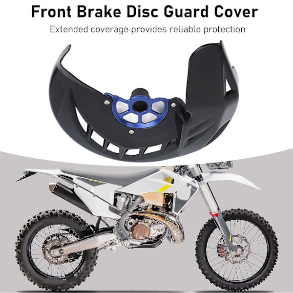 Främre Bromsskiveskydd 22mm Axeldiameter Passar 125?530 SX SX?F SX?F Factory Edition Svart Blå Kärna