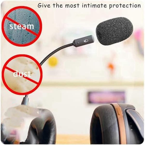 30-pack Skummikrofon Vindruta, Mini Storlek Lavalier Headset Mic Skumskydd för Headset Mikrofon