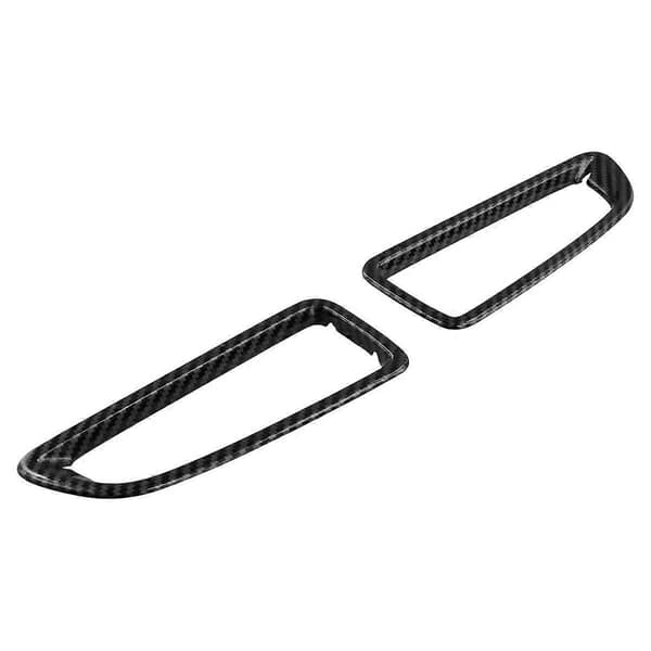 Bil Vänster Höger Sida Instrumentbräda Luftventil Kåpa Dekor Trim Kolfiberfärg för Seal / ATTO 4