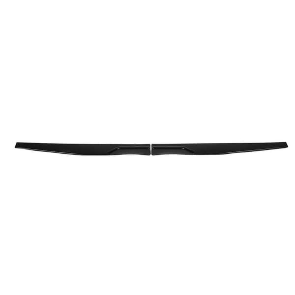 2 stk. Sideskørt Spoiler Venstre Højre 860mm Blank Sort Reducerer Luftmodstand ABS Ridsefast Universal til Biler