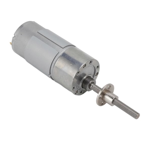 DC24V Itselukittuva kierukkavaihdemoottori, suuri vääntömomentti, nopeuden vähennysmoottori laipalla M6x50mm 320RPM